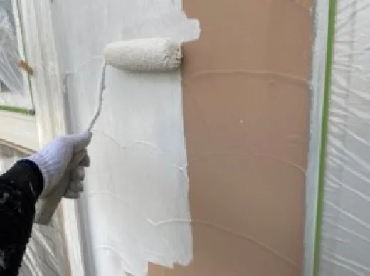 外壁塗装 - 下塗り