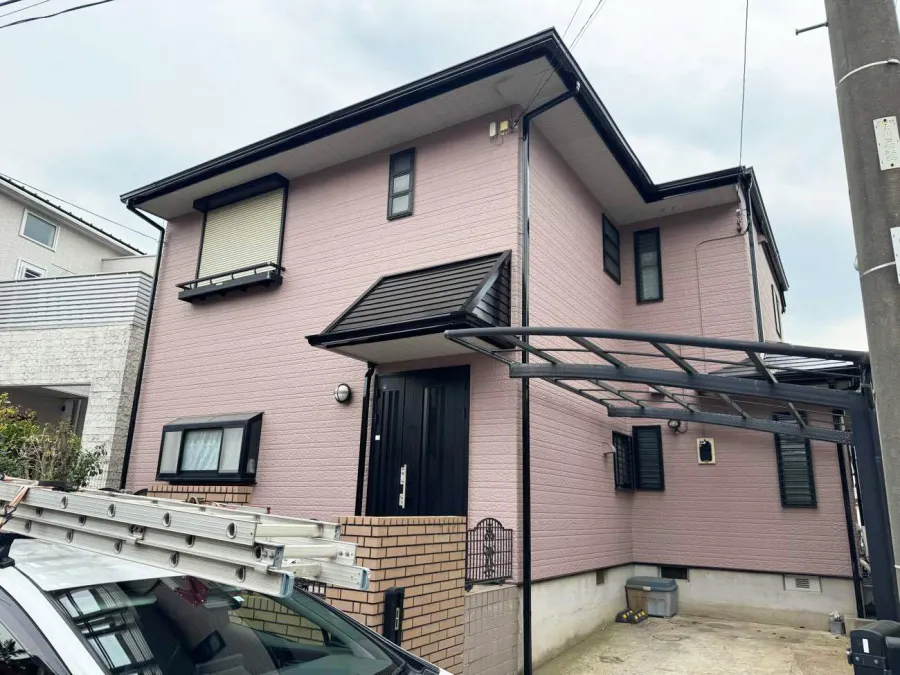 横浜市青葉区 K様邸 屋根・外壁塗装工事:イメージを変える色を取り入れて